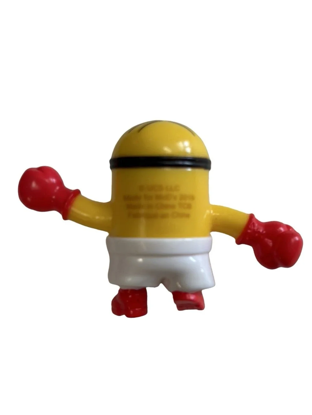 Boxing Boxer Stuart McDonald's Minion Figure Despicable Me Rise of Gru 1.75”